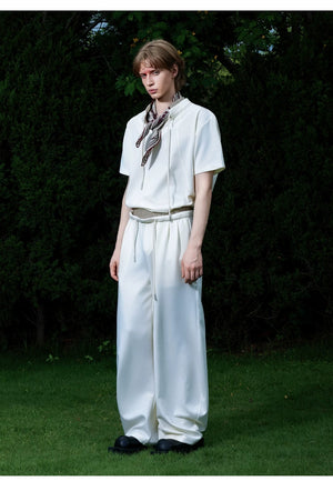 desc::v-neck-houndstooth-streetwear-set-curved-pants-detail-img-6