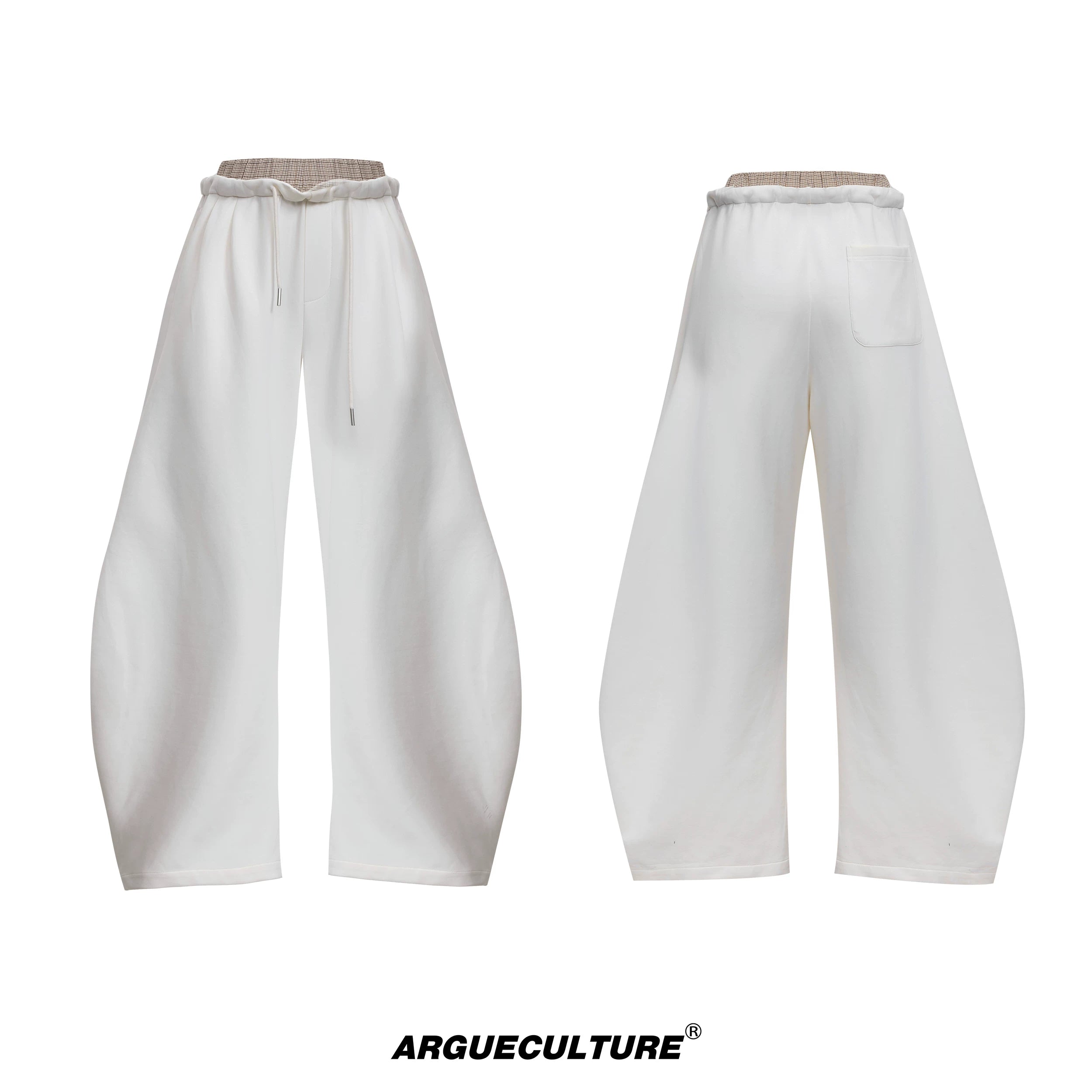 v-neck-houndstooth-streetwear-set-curved-pants-gray-bottoms