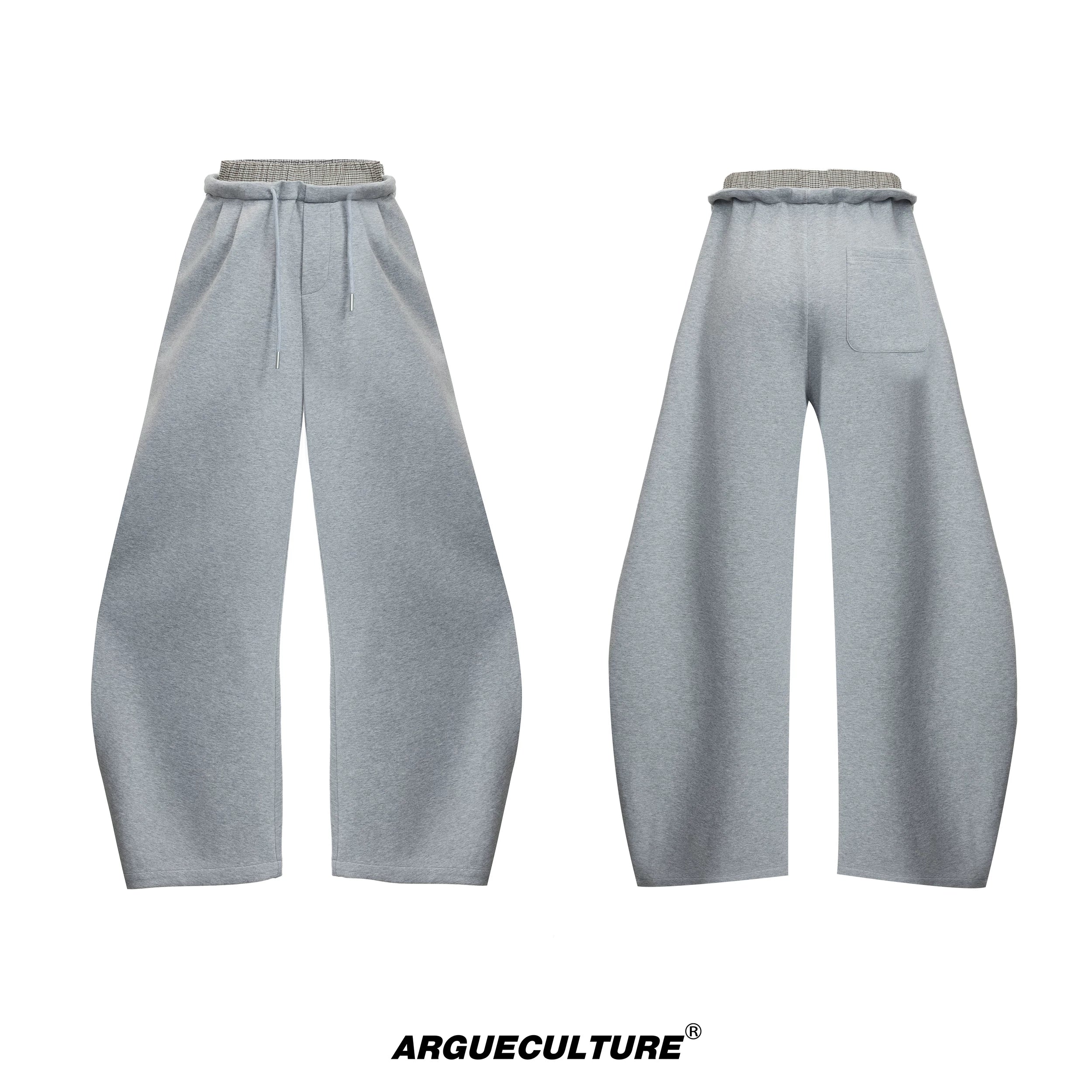 v-neck-houndstooth-streetwear-set-curved-pants-gray-jacket