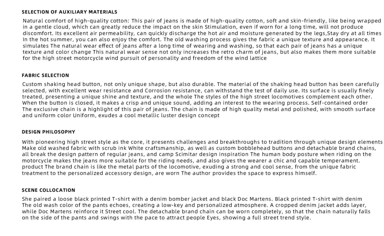 desc::vintage-distressed-wide-leg-denim-with-pearl-chain-detail-img-1