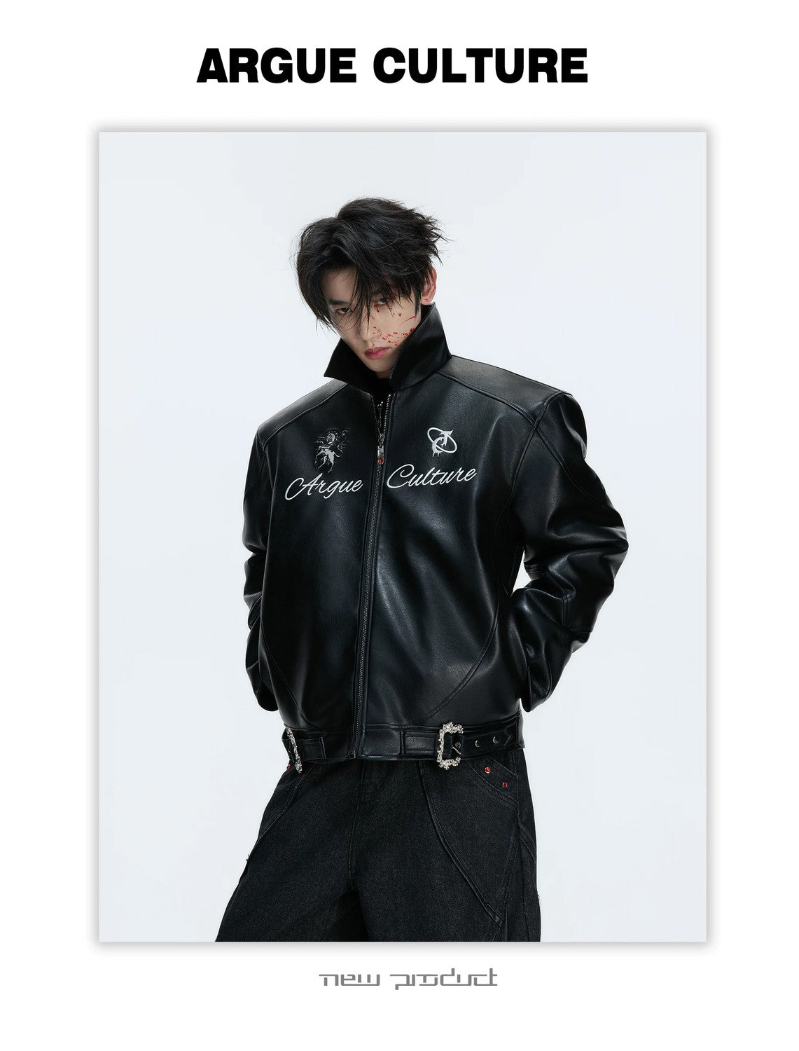 desc::vintage-embroidered-biker-moto-jacket-gothic-streetwear-detail-img-2
