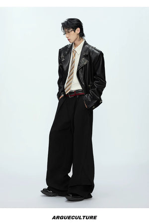 desc::vintage-geisha-graphic-pin-cropped-leather-jacket-detail-img-13