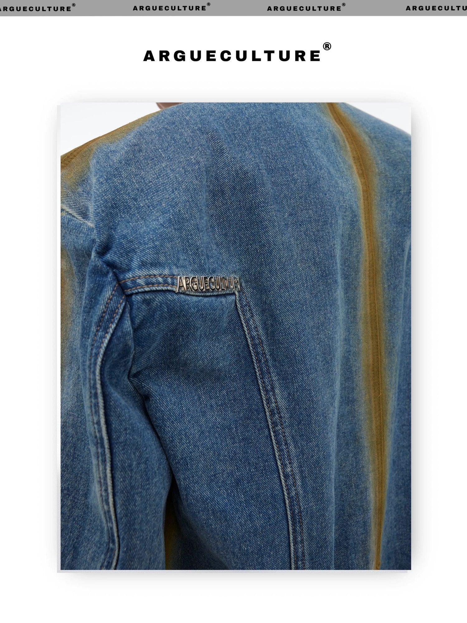 desc::vintage-gradient-denim-blazer-niche-streetwear-suit-detail-img-12