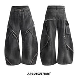 vintage-raw-edge-curved-silhouette-baggy-jeans-black