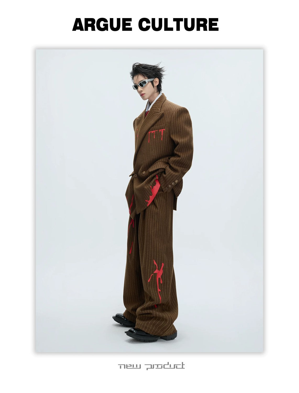 desc::vintage-striped-wool-blazer-deconstructed-suit-detail-img-1