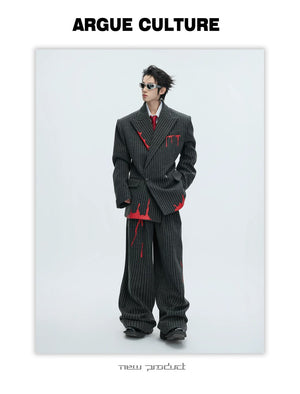 desc::vintage-striped-wool-blazer-deconstructed-suit-detail-img-19