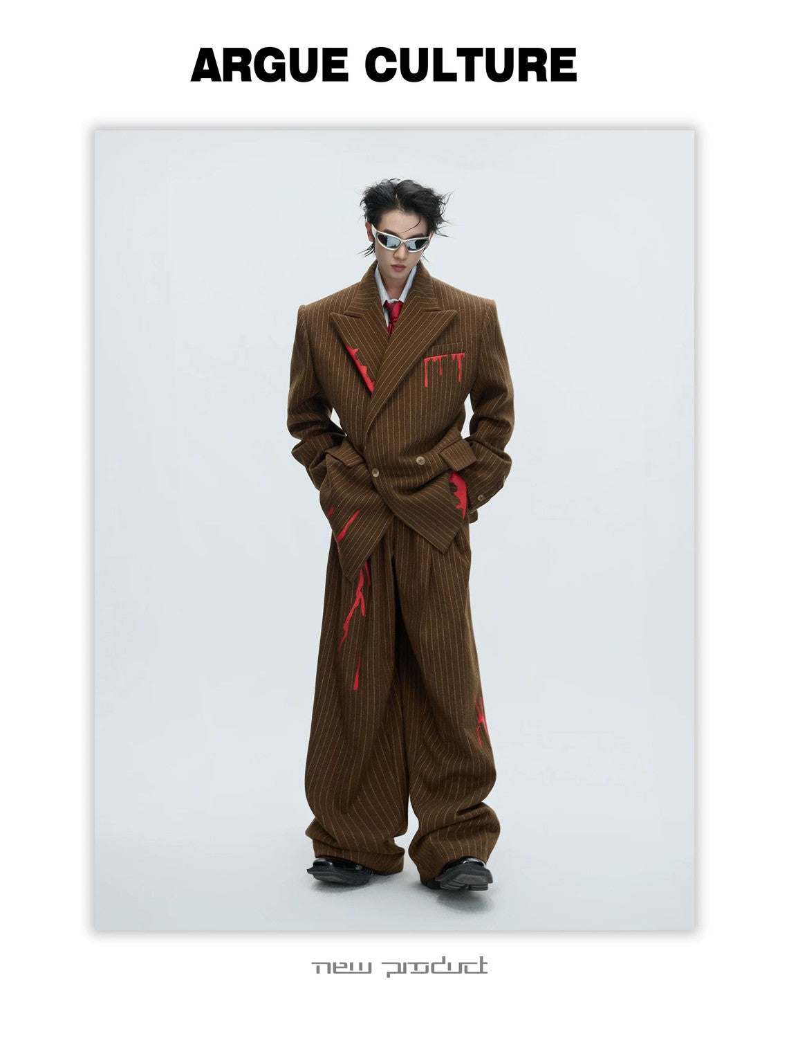desc::vintage-striped-wool-blazer-deconstructed-suit-detail-img-3