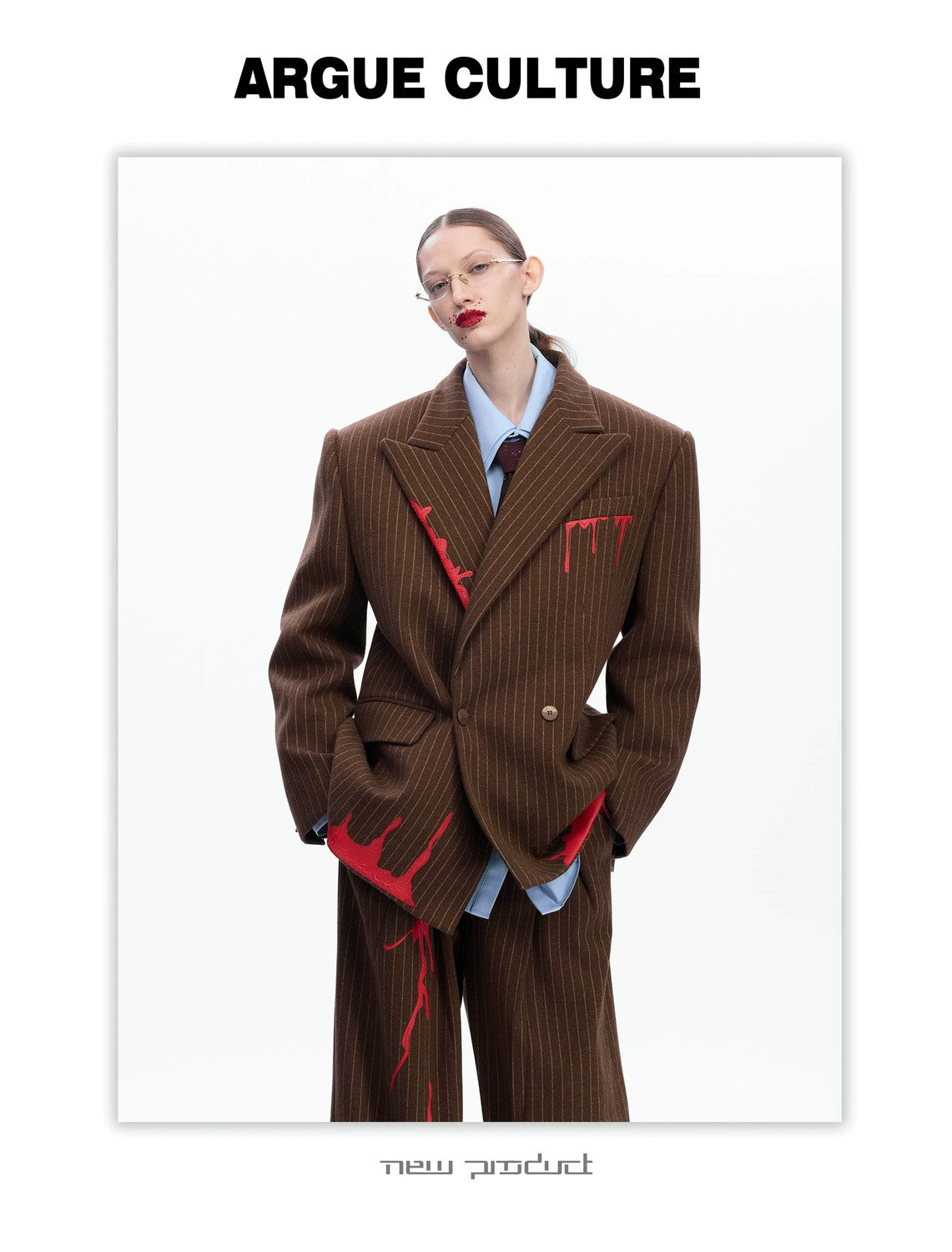 desc::vintage-striped-wool-blazer-deconstructed-suit-detail-img-9
