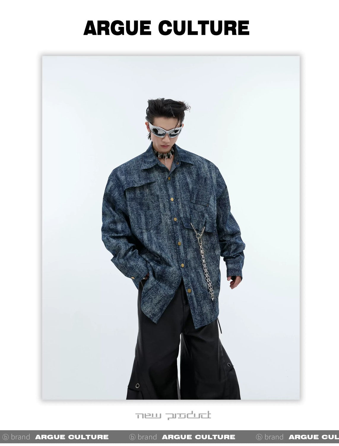 desc::vintage-tie-dye-cotton-polo-shirt-retro-streetwear-tee-detail-img-3