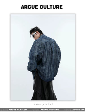 desc::vintage-tie-dye-cotton-polo-shirt-retro-streetwear-tee-detail-img-7