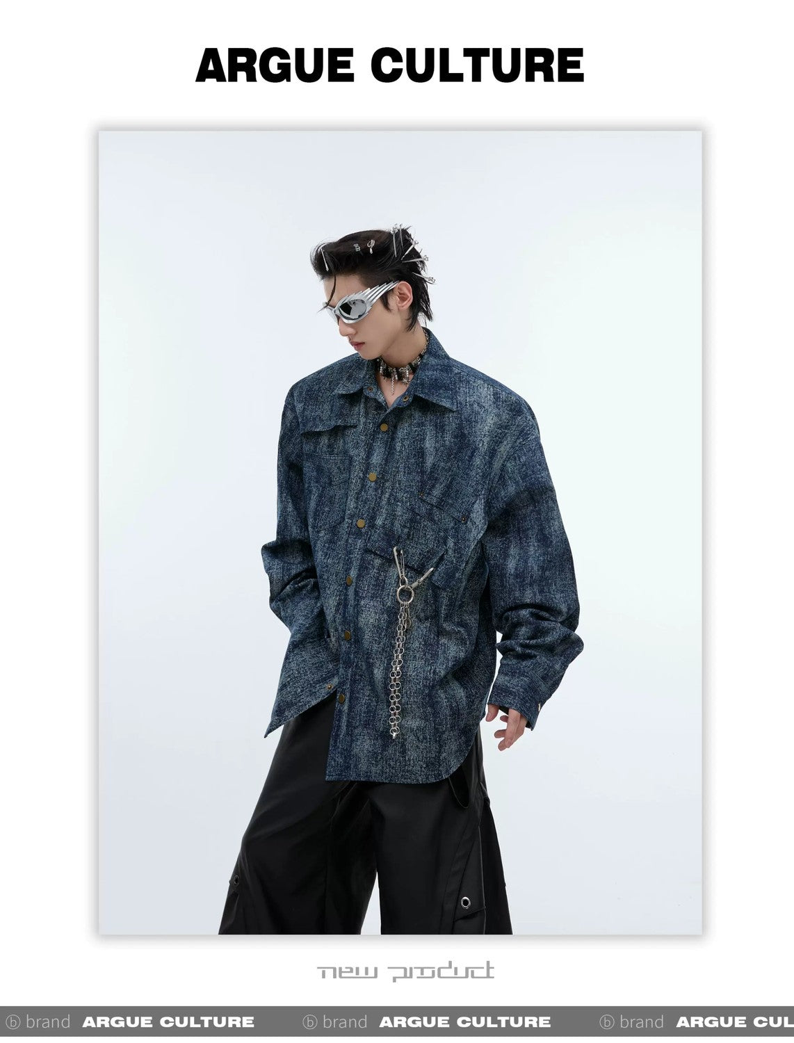 desc::vintage-tie-dye-cotton-polo-shirt-retro-streetwear-tee-detail-img-9