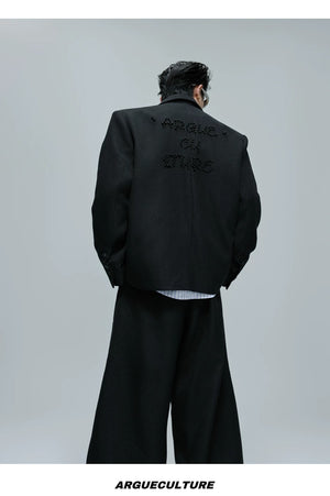 desc::waffle-texture-pearl-accent-oversized-blazer-set-detail-img-11