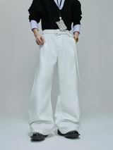 waffle-texture-pearl-accent-oversized-blazer-set-white-top