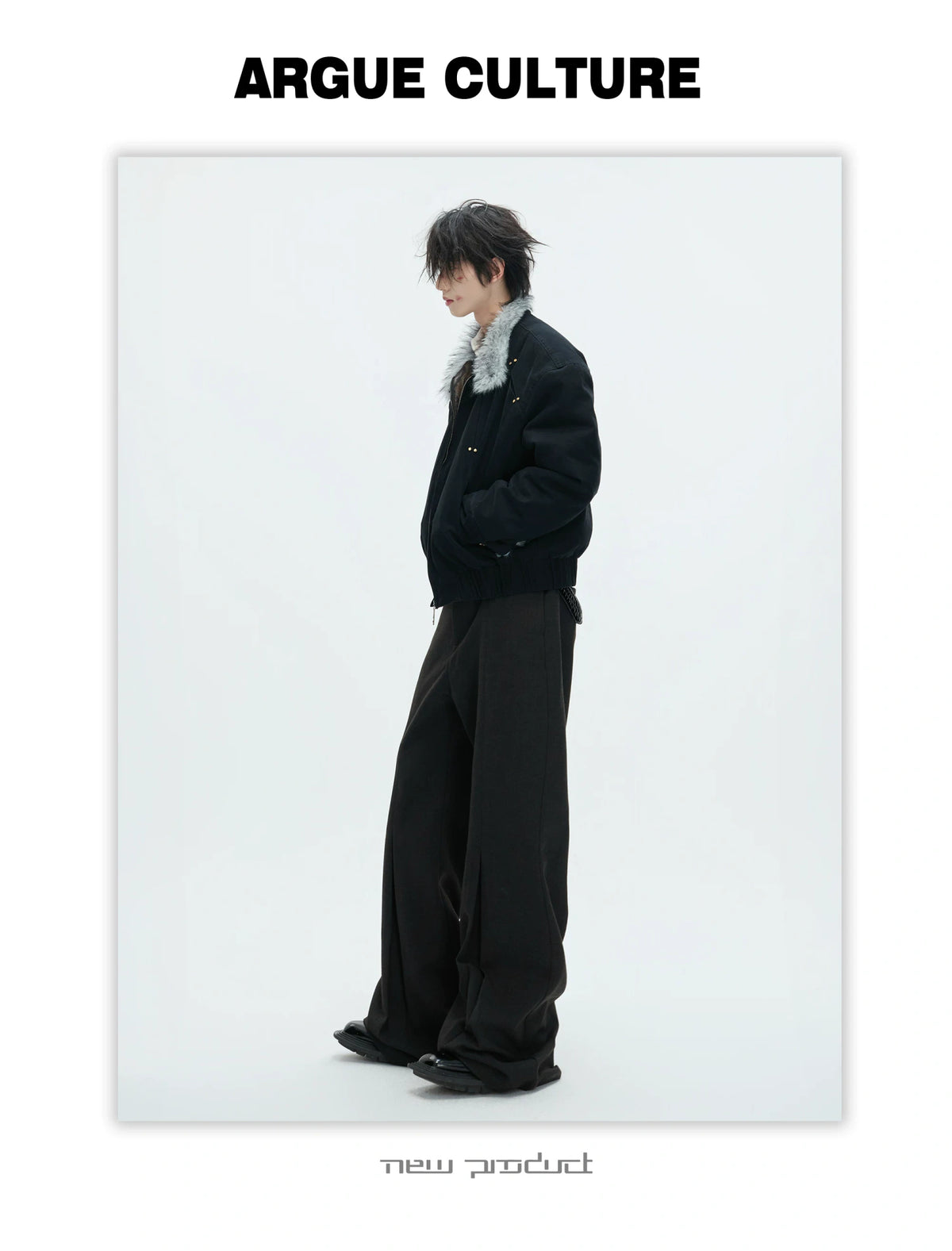 Washed Canvas Cotton Padded Jacket | Zip Front - detail image 10
