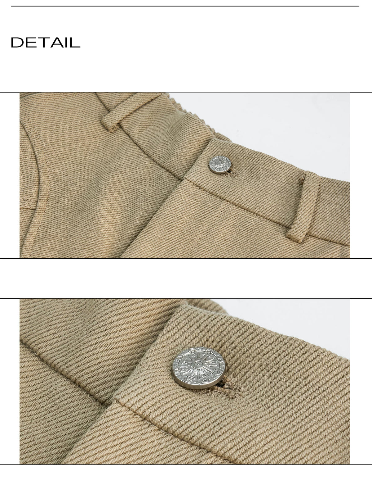 Washed Curved-Leg Cargo Pants in Cotton Lyocell Blend - detail image 14
