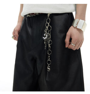desc::waxed-metallic-wide-leg-streetwear-trousers-detail-img-5