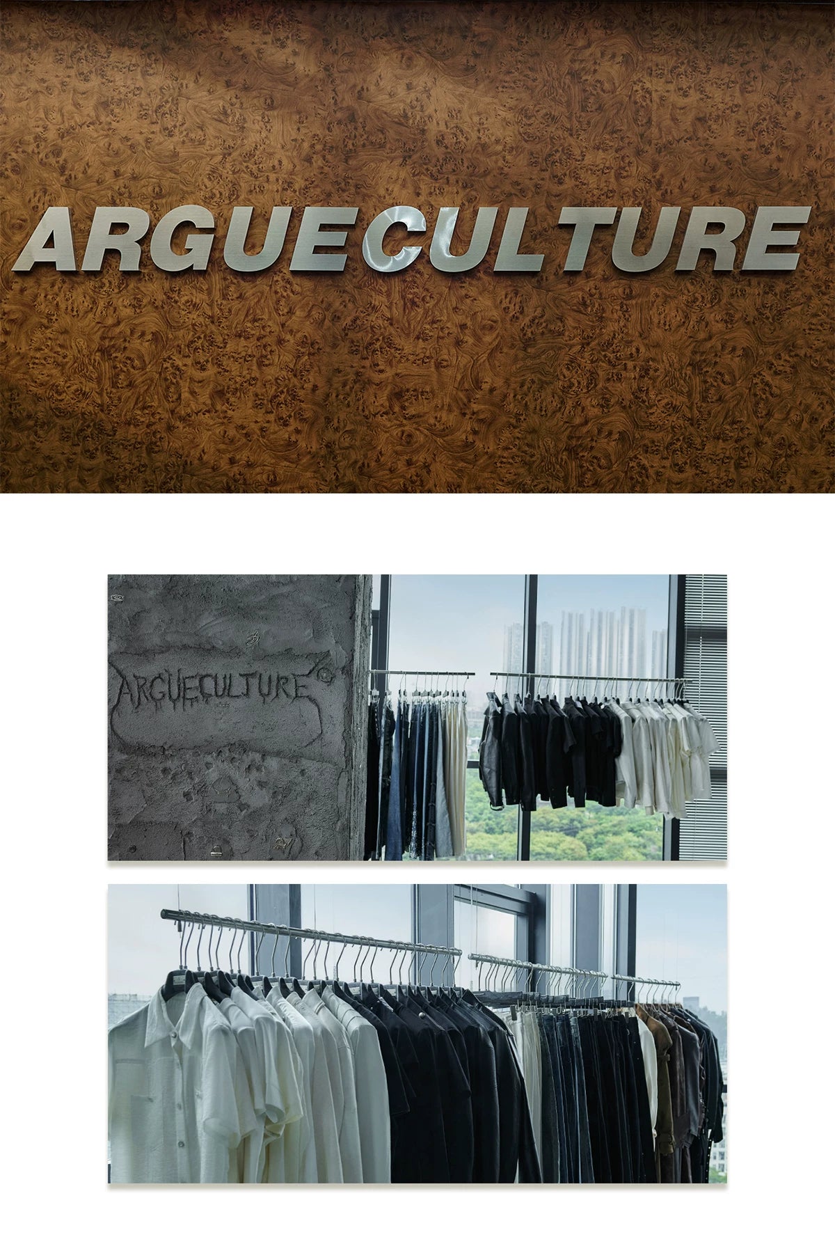 Wheat-Texture Jacket & Straight Pants Set in Polyester - detail image 1