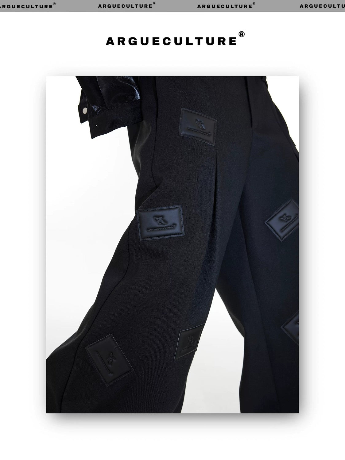 desc::wide-leg-3d-leather-patch-streetwear-suit-pants-detail-img-10