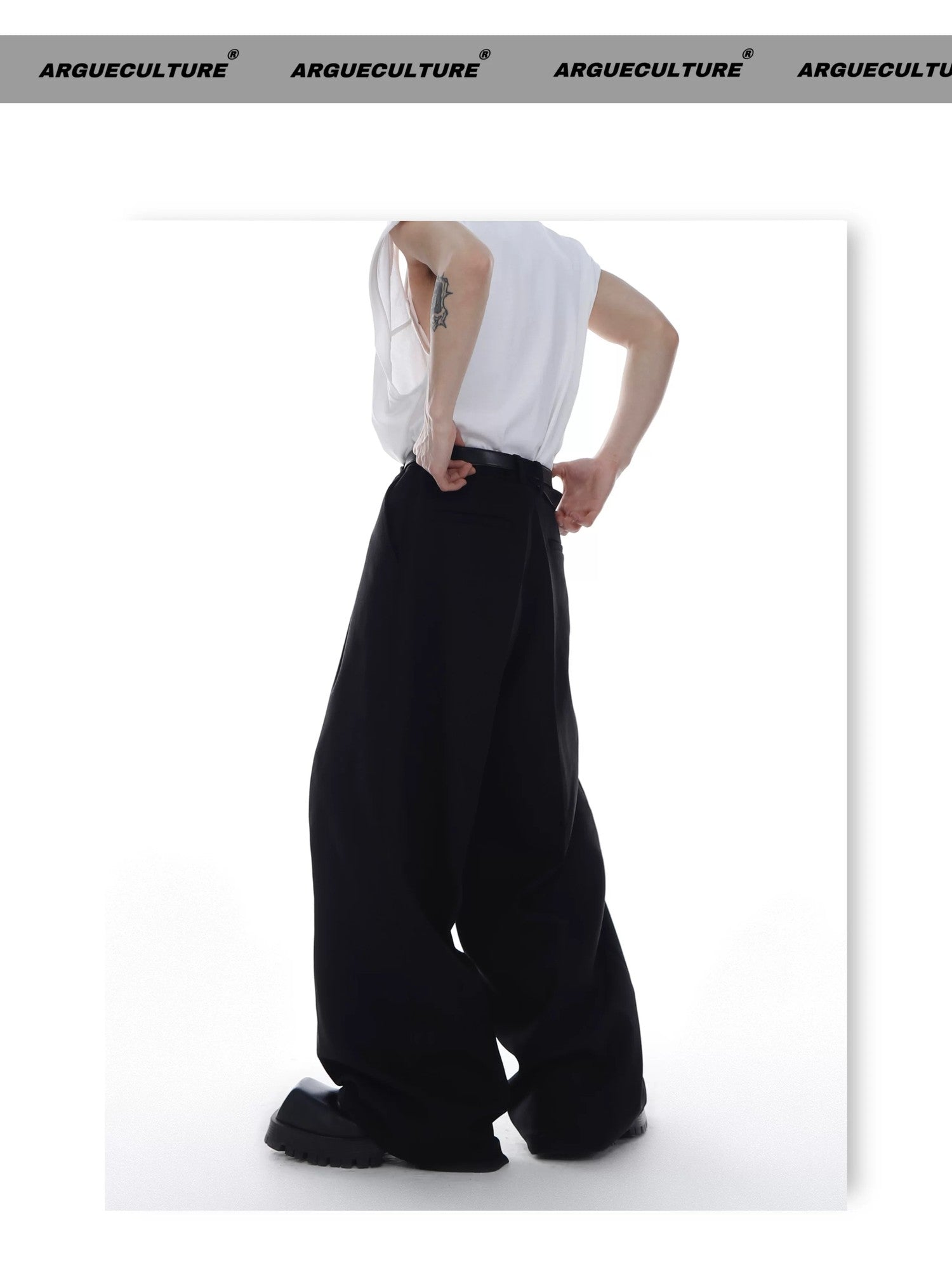 desc::wide-leg-twill-trousers-relaxed-fit-streetwear-pants-detail-img-8