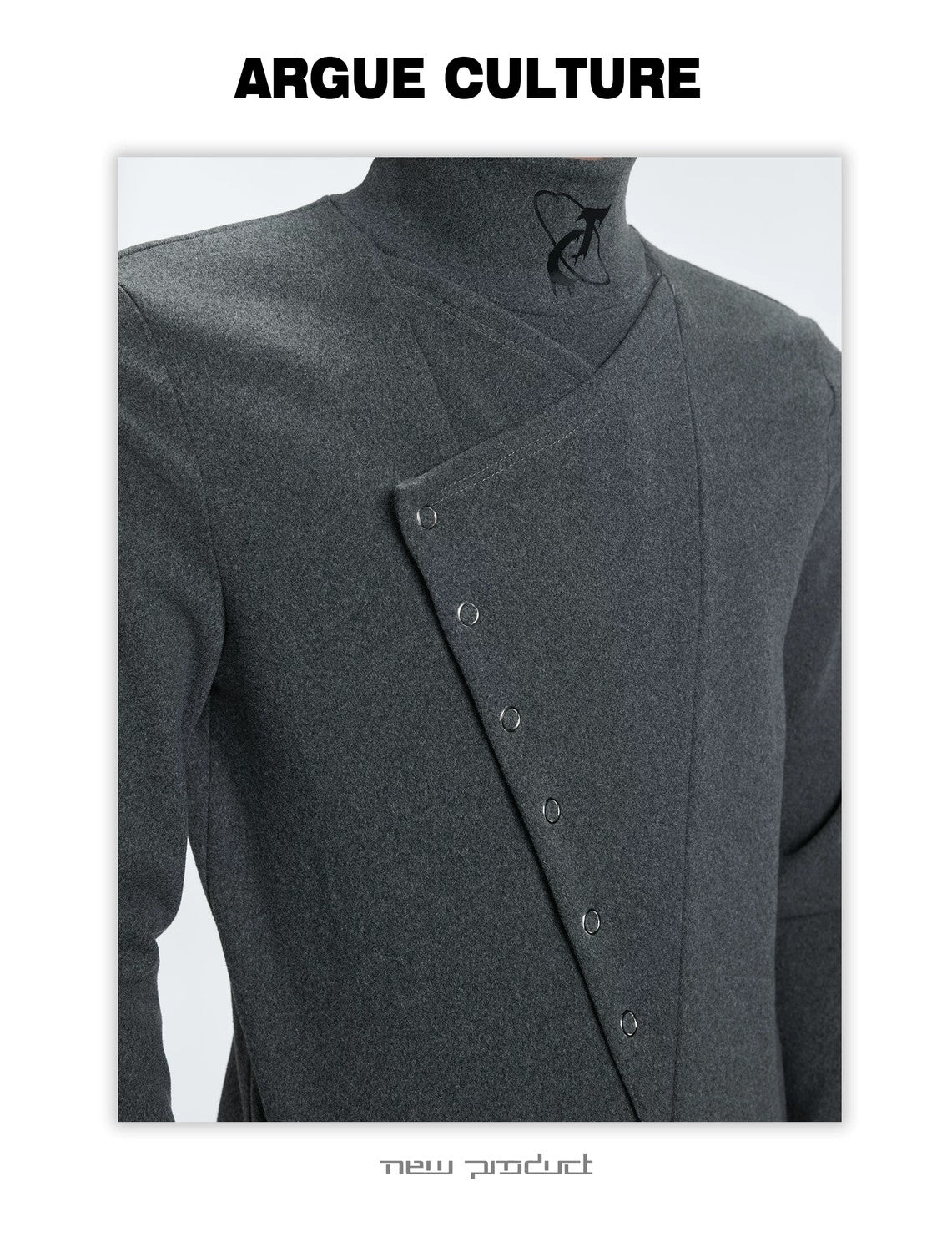 desc::wool-blend-high-neck-slim-tee-spliced-urban-streetwear-detail-img-2